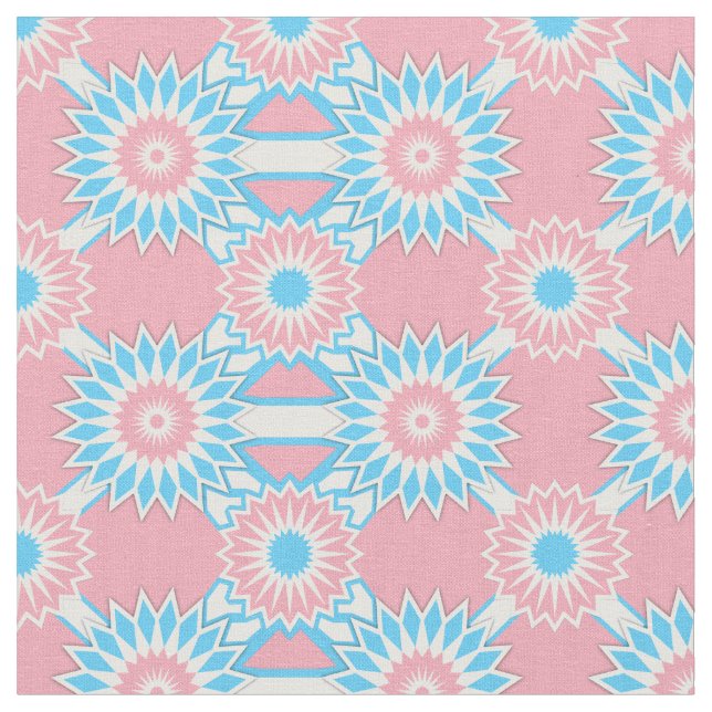 Transgender-Prix-Blume Stoff (Nahaufnahme)