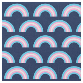 Transgender Rainbow Blue Pink Stoff