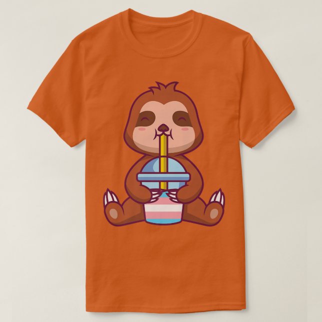 Transgender-Sloth-Bubble-Tee T-Shirt (Design vorne)