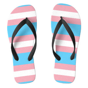 Transgender-Stolperflagge Flip Flops