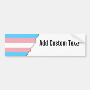Transgender-Stolz-Flagge Autoaufkleber