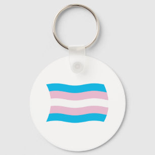 Transgender-Stolz-Flagge-Schlüsselanhänger Schlüsselanhänger