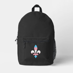 Transgender Stolz fleur-de-lis Bedruckter Rucksack