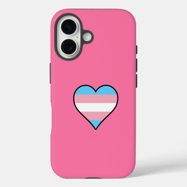 Transgender-Stolz iPhone 16 Hülle (Rückseite)