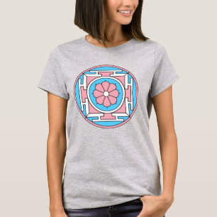 Transgender Stolz Neumond Mandala LGBTQ+ T-Shirt