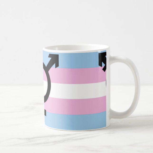 Transgender-Stolz-Tasse Kaffeetasse (Rechts)