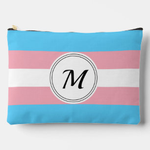 Transgender-Stolzflagge mit einer benutzerdefinier Zubehörtasche