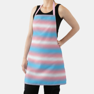 Transgender-Stolzflaggen-Musterdesign Schürze