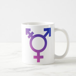 Transgender-Symbol-Logo Kaffeetasse