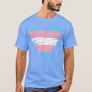 Transgender-Trans-Flag-Trans-Trans für Scribble-He T-Shirt