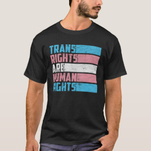 Transgender Trans-Rechte sind Menschenrechte Stolz T-Shirt
