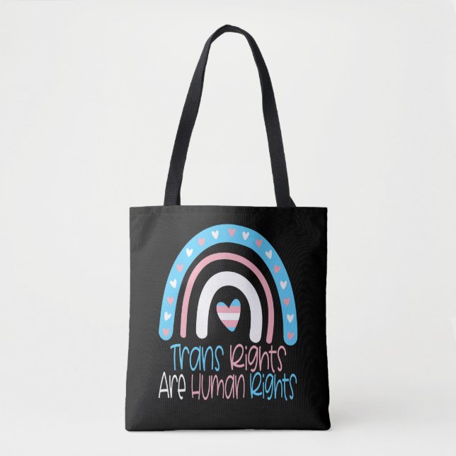 Transgender Trans Rights Ally Pride Monatsspende Tasche (Vorderseite)