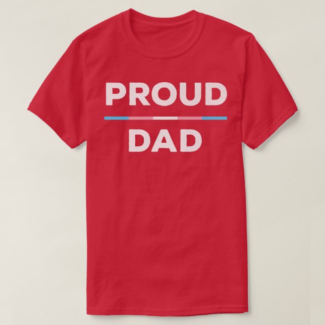 Transgender und LGBTQ für den Vater für den Proud- T-Shirt (Design vorne)