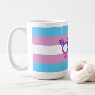 Transgender-Wert und Symbol Kaffeetasse