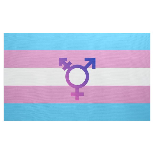 Transgender-Wert und Symbol Stoff (Yard (91,4 cm))