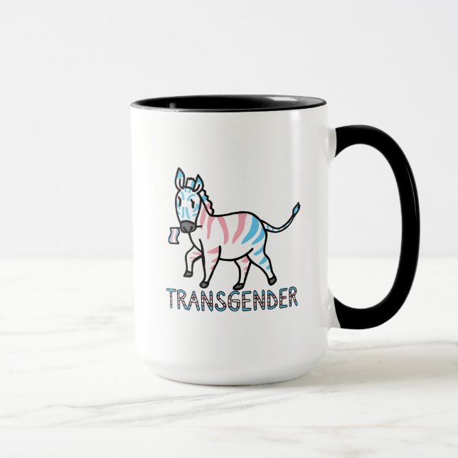 Transgender Zebra Tasse (Rechts)