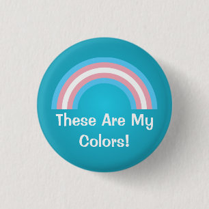 Transgenderregenbogen-Stolz Knopf Button