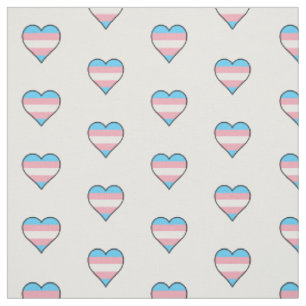 Transgenderstolzherzen Stoff