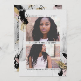 Transience Faire-part Abstrait de graduation