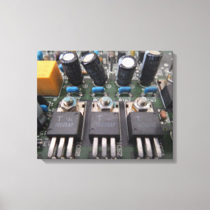 Transistorwerbung Leinwanddruck