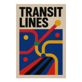 Transit Lines - Poster