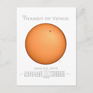 Transit of Venus - 2012 Postkarte