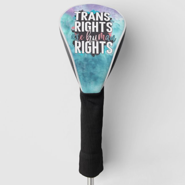 Transitrechte sind Menschenrechte Golf Headcover (Vorderseite)