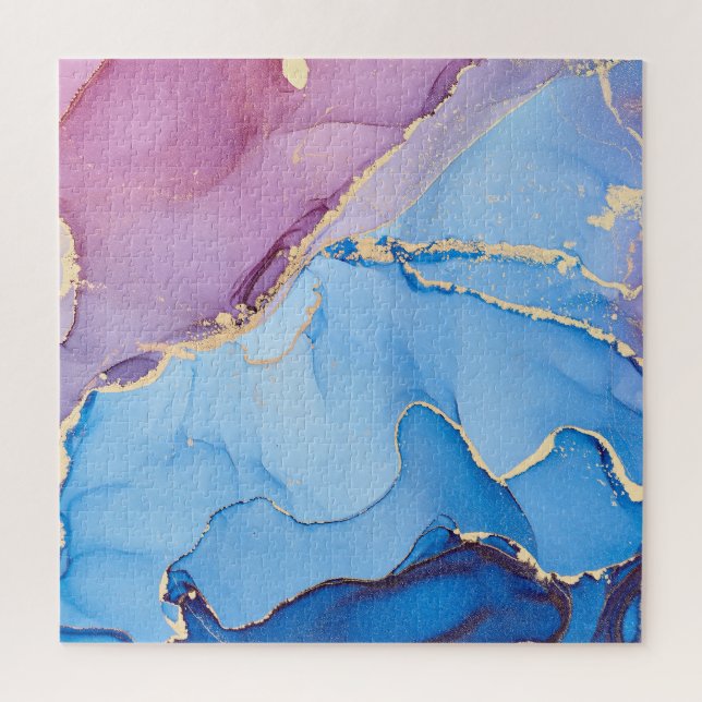 Translucent Hues Fluid: Alkoholtink Abstrakt (Vertikal)