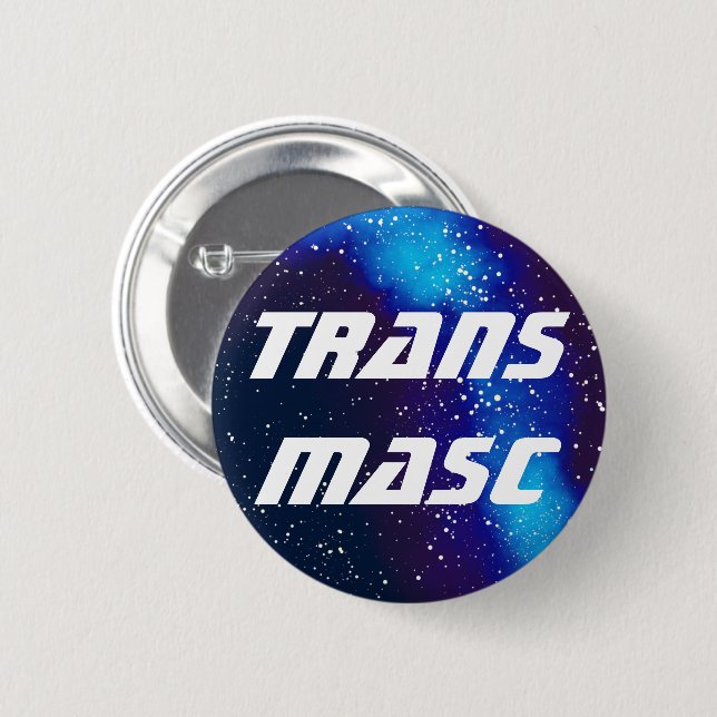 Transmaskuline anpassbare Galaxie-Identität Button (Vorne & Hinten)