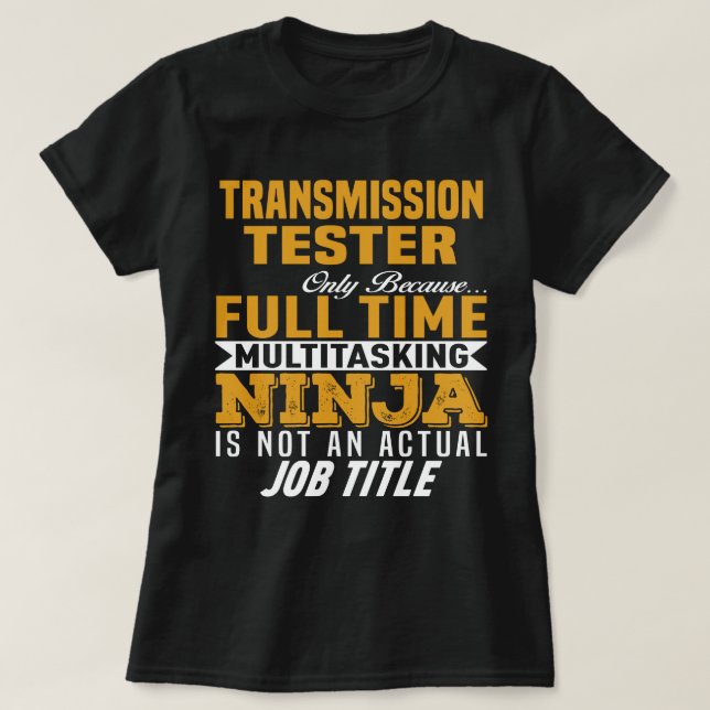 Transmission Tester T-Shirt (Design vorne)