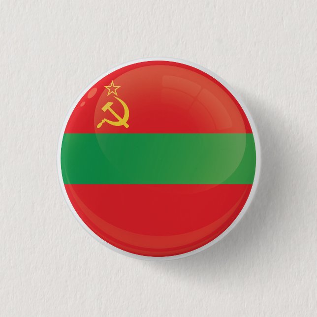 Transnistrien-Rundsymbol Button (Vorderseite)