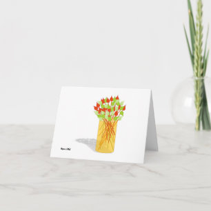 Transparence, carte de note de pliage