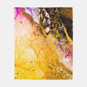 Transparent creativity. Abstract clouds -ART. Mast Fleecedecke