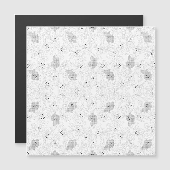 Transparent Grid Overlay – Editable PNG Texture Magneteinladung (Vorne/Hinten)