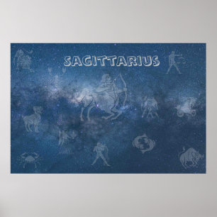 Transparent Sagittarius Poster