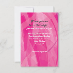 TRANSPARENT STAR Bat Mitzvah Empfang Card Einladung
