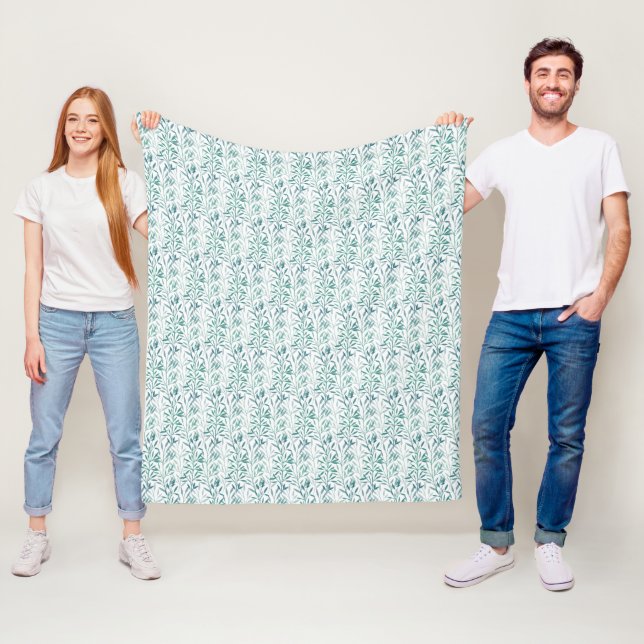 Transparente Blätter und Zweigstellen Fleecedecke (Beispiel)