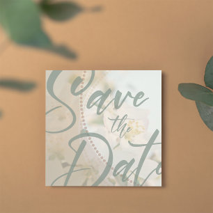 Transparente Ebenen Save the Date Vorlage