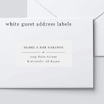 Transparente Gästeschriften für Hochzeiten Aufkleber<br><div class="desc">Transparente Gästeschabletten sind perfekt für Hochzeit, Brautparty, Verlobungsfeier, Geburtstag, etc. Fügen Sie Namen und Adressinformationen für jeden Gast hinzu (verlass eines Zeilenbereichs zwischen Namen und Adresse). Nachdem Sie ein Blatt mit Ihren Gastinformationen personalisiert haben, fügen Sie es Ihrem Warenkorb hinzu und personalisieren Sie ein anderes. Jedes Etikett ist ca. 1,...</div>