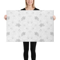 Transparente Grid-Leinwand - bearbeitbare PNG-Text