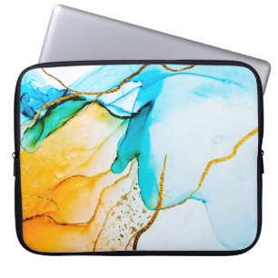 Transparente Kreativität. Abstrakte Kunstwerke. Tr Laptopschutzhülle