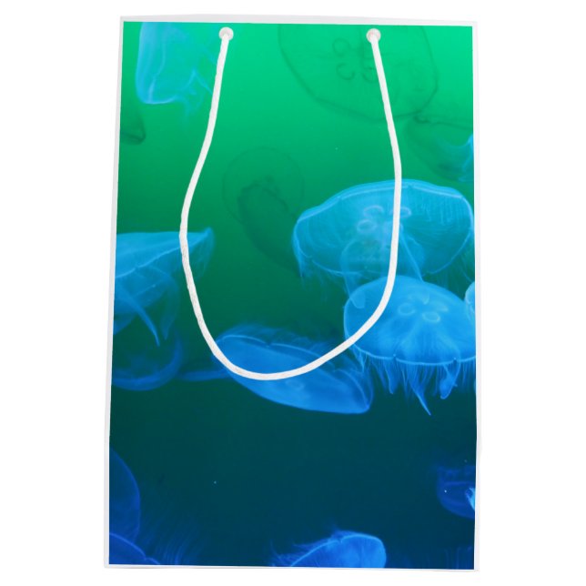 Transparente Quallen Mittlere Geschenktüte (Rückseite)