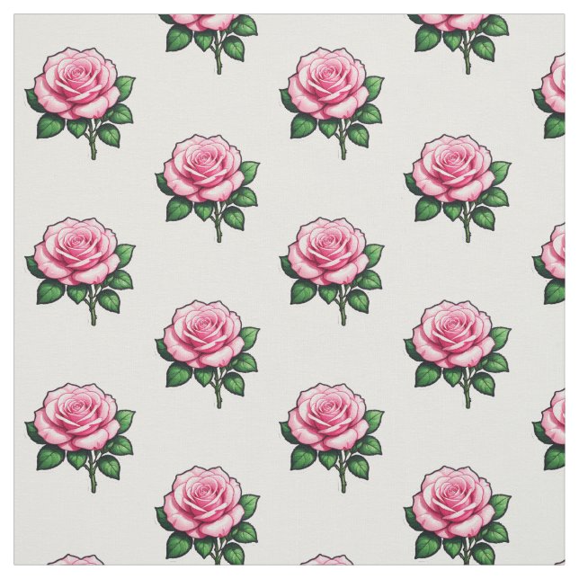 Transparente Rosa-Blume Stoff (Muster)