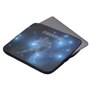 Transparenter Wassermann Laptopschutzhülle