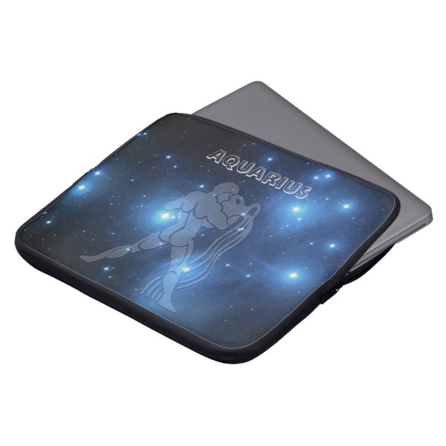 Transparenter Wassermann Laptopschutzhülle (Vorne Oben)