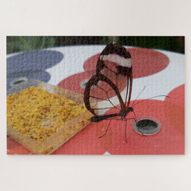 Transparentes Butterfly-Jigsaw-Puzzle (Horizontal)