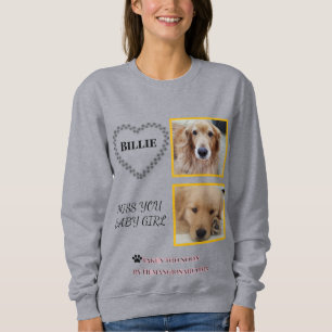 Transparentes Haustier-Tribut Sweatshirt
