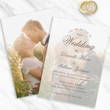 Transparentes Hochzeitsszenario-Foto Elegante Kall