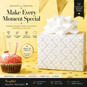Transparentes Raster PNG Bearbeitbare Textur-Ove Geschenkpapier
