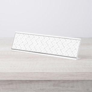 Transparentes Raster PNG Bearbeitbare Textur-Ove Schreibtischnamensplakette